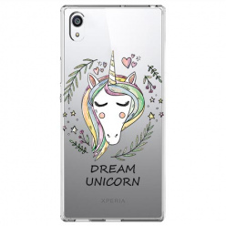 Etui na Sony Xperia E5 - Dream unicorn - Jednorożec.