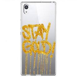 Etui na Sony Xperia E5 - Stay Gold.