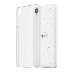 Etui na HTC Desire 825 - silikonowe, przezroczyste crystal case.
