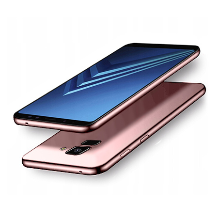 Etui na telefon Samsung Galaxy J6 2018 - Slim MattE - Różowy.