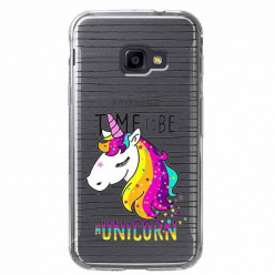 Etui na Samsung Galaxy Xcover 4 - Time to be unicorn - Jednorożec.