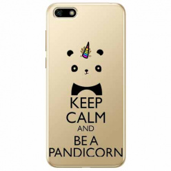 Etui na telefon Huawei Y5 2018 - Keep Calm… Pandicorn.