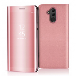 Etui na Huawei Mate 20 Lite - Flip Clear View z klapką - Różowy.