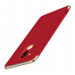 Etui na telefon Huawei Mate 20 Lite - Slim MattE Platynowane - Czerwony.