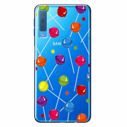 Etui na Samsung Galaxy A7 2018 - Kolorowe lizaki.