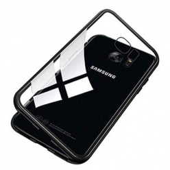 Etui metalowe Magneto Samsung Galaxy S7 - Czarny