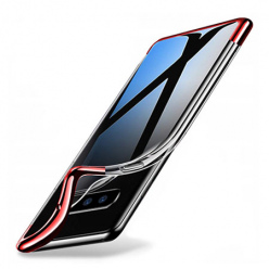 Etui na Samsung Galaxy S10 Plus - silikonowe platynowane SLIM - Czerwony.
