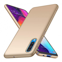 Etui na telefon Samsung Galaxy A50 - Slim MattE - Złoty.