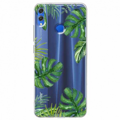 Etui na Huawei Honor 8X - Zielone liście palmowca