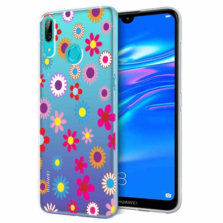 Etui na Huawei P Smart 2019 - Kolorowe stokrotki.
