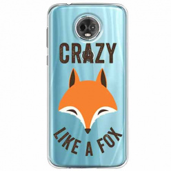 Etui na Motorola E5 Plus - Crazy like a fox.