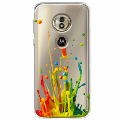 Etui na Motorola G6 Play - Kolorowy splash.