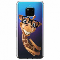 Etui na Huawei Mate 20 Pro - Żyrafa w okularach.