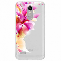 Etui na LG K10 2018 - Bajeczny kwiat.