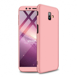 Etui na telefon Samsung Galaxy J6 Plus - Slim MattE 360 - Różowy.