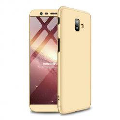 Etui na telefon Samsung Galaxy J6 Plus - Slim MattE 360 - Złoty.