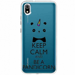 Etui na telefon Huawei Y5 2019 - Keep Calm… Pandicorn.