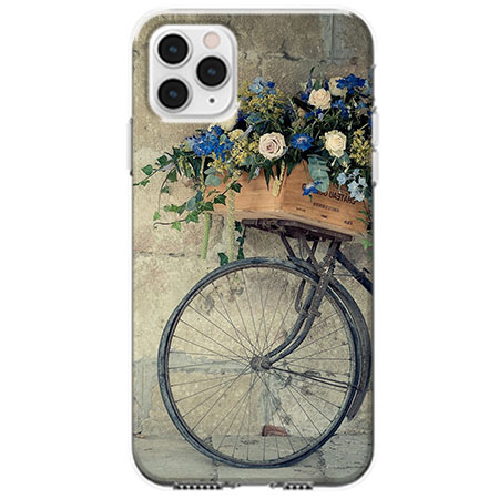 Etui na telefon Apple iPhone 11 Pro - Rower z kwiatami