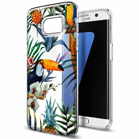 Etui na Galaxy S7 Edge - Egzotyczne tukany.