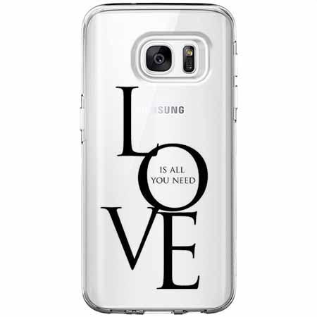 Etui na Galaxy S7 Edge - All you need is LOVE.