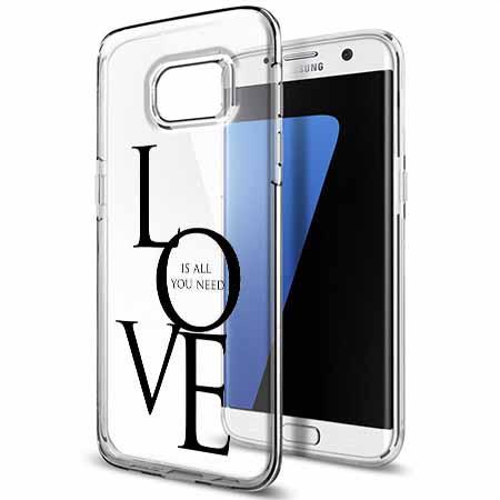 Etui na Galaxy S7 Edge - All you need is LOVE.