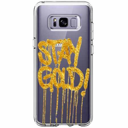 Etui na Galaxy S8 Plus - Stay Gold.