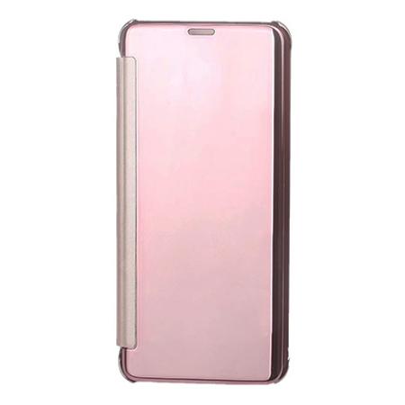 Etui na Samsung Galaxy S9 Plus - Clear View Book Mirror - Różowy.